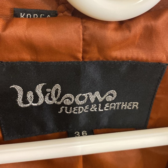 VINTAGE Wilson’s leather mens jacket 36 - Picture 2 of 7